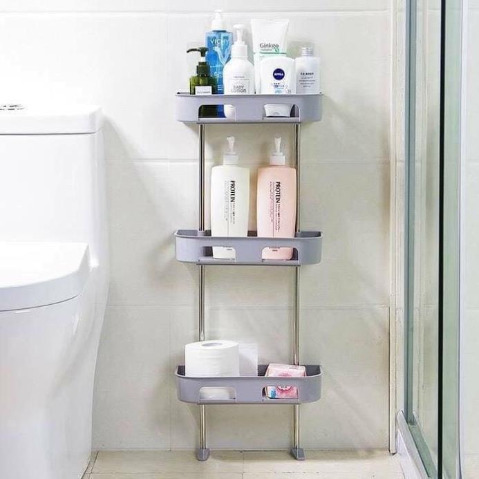 Kệ Nhà Tắm Kệ Để Đồ Phòng Tắm Kệ Nhà Vệ Sinh Toilet Kệ Để Bồn Cầu 3 Tầng Kệ Để Đồ Sau Toilet