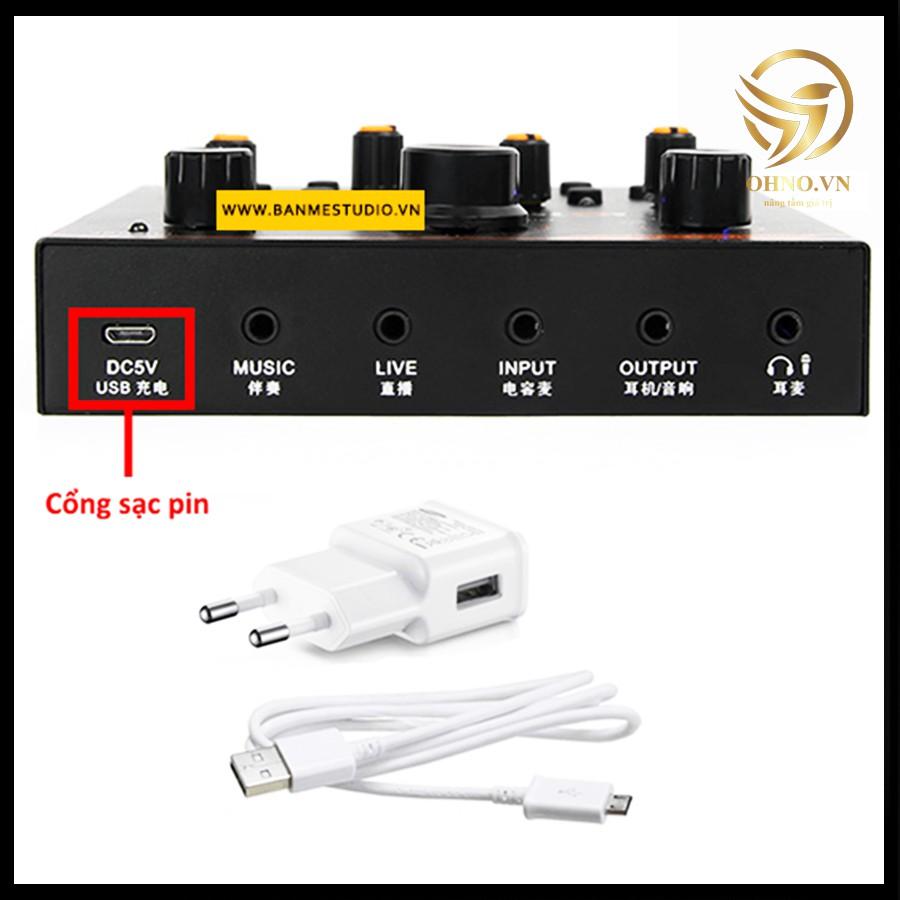 Sound Card Thu Âm V9 Phụ Kiện Âm Thanh Card Âm Thanh Thiết Bị Thu Âm