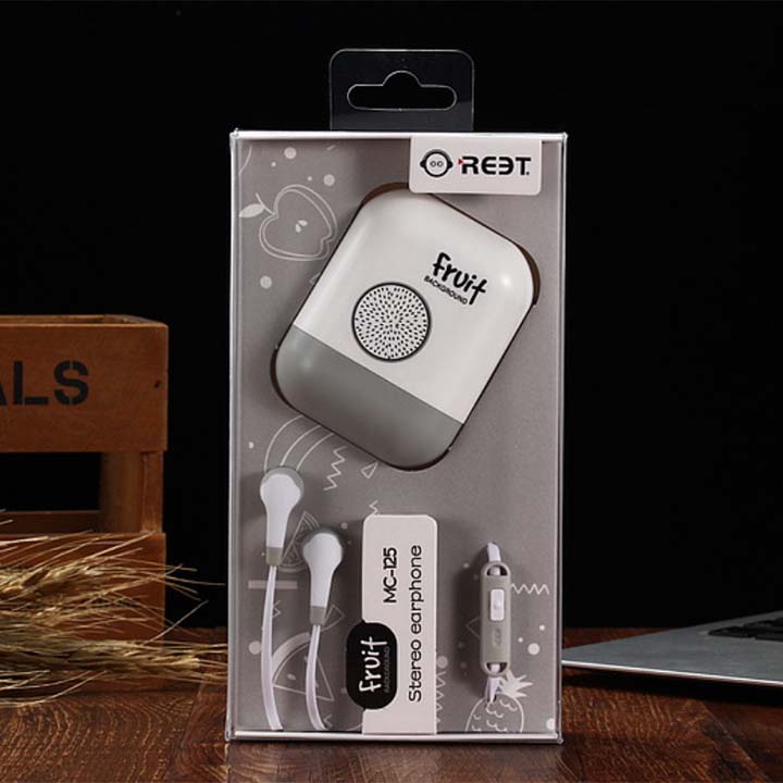 Tai nghe nhét tai Fruit Reet MC125 có hộp SIÊU Cute -Hàng chính hãng