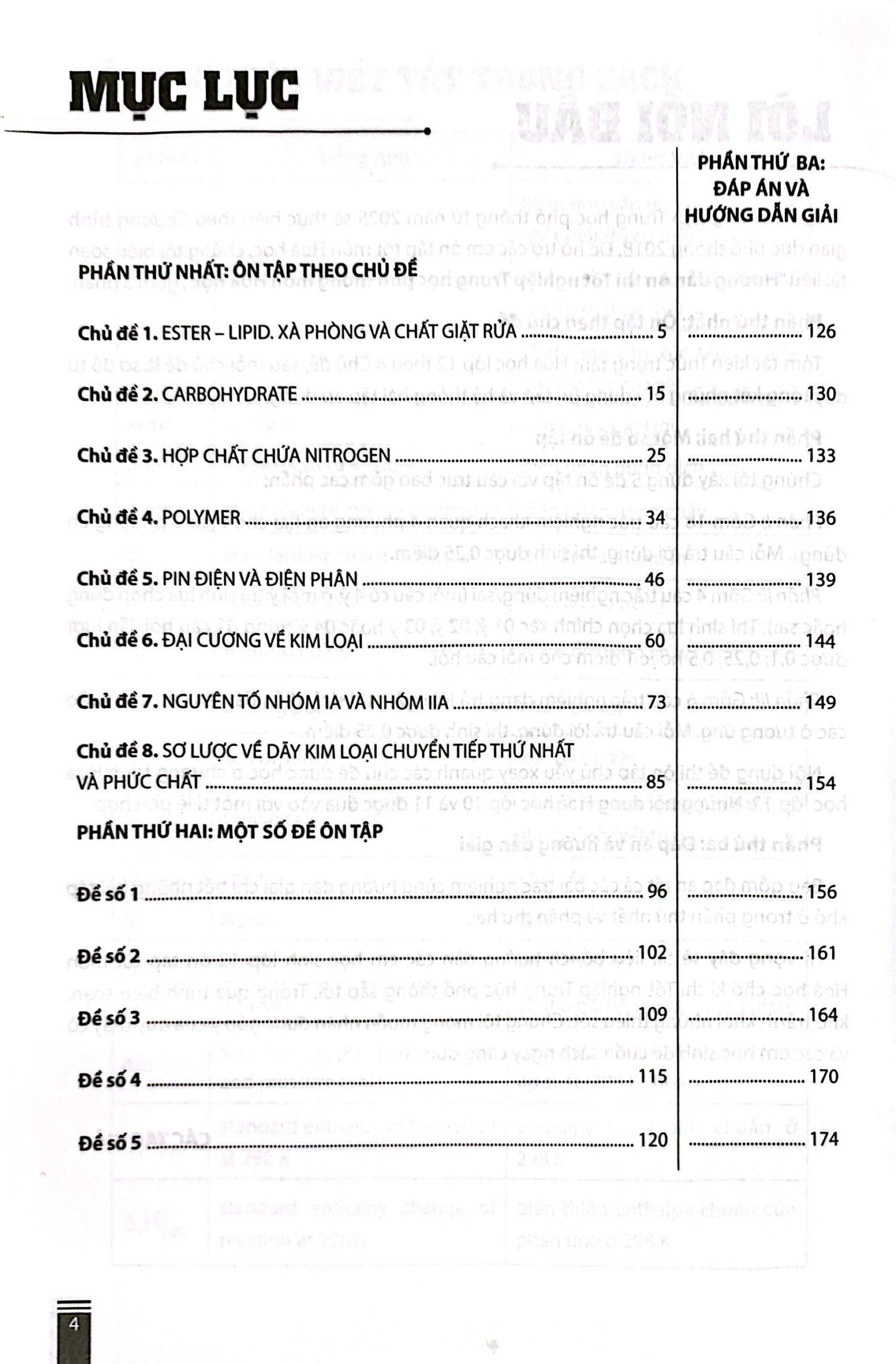 Hướng Dẫn Ôn Thi Tốt Nghiệp Trung Học Phổ Thông - Môn Hóa Học (Theo Chương Trình Giáo Dục Phổ Thông 2018) - ảnh 4