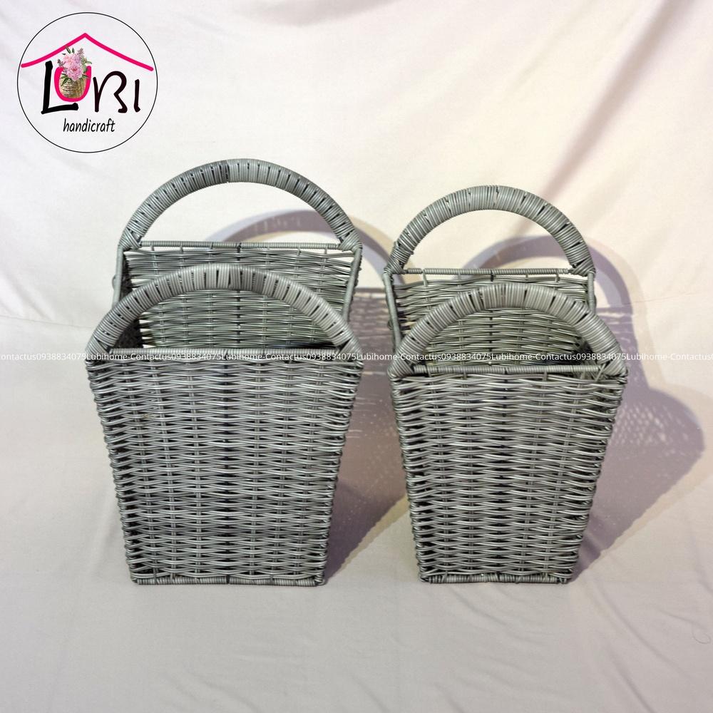 - Sọt đựng đồ  đan dây nhựa cao cấp - siêu bền đẹp