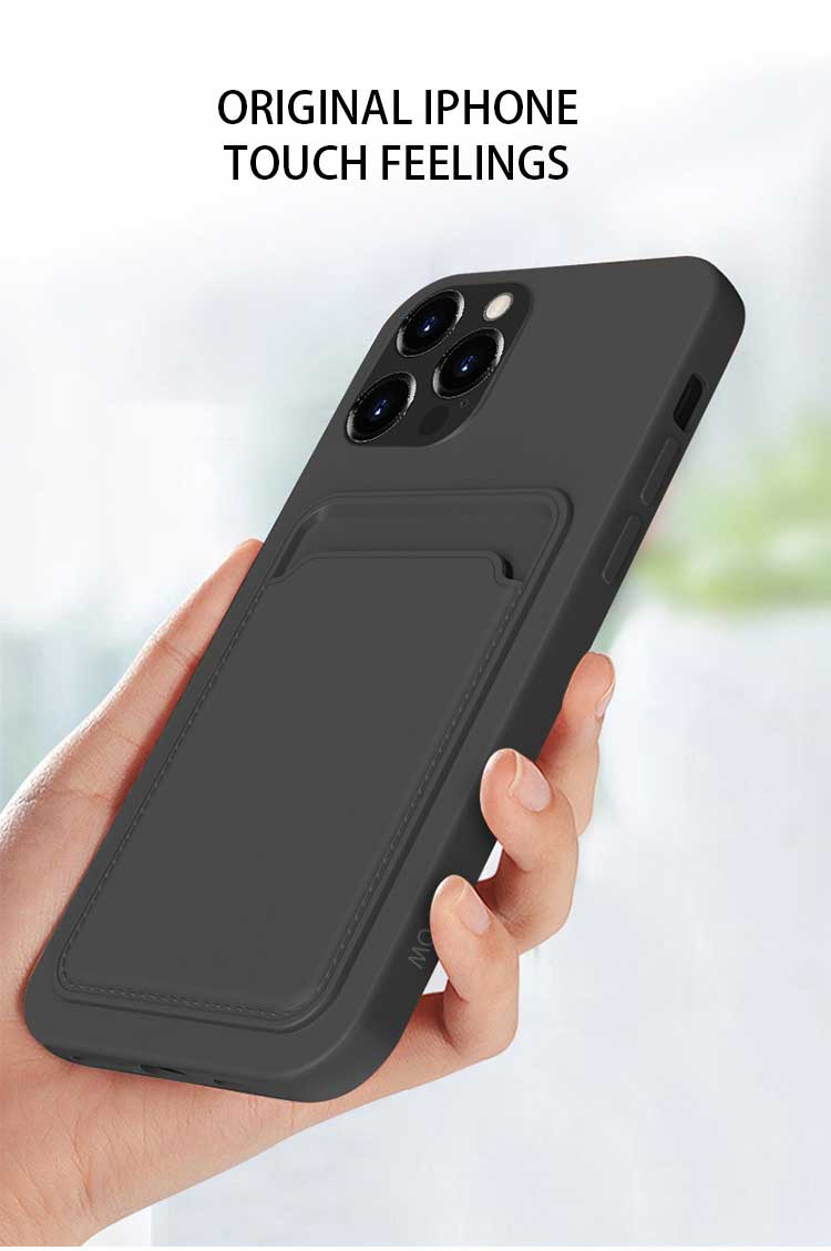 Ốp lưng dẻo MIPOW Card Bag TPU Leather có khe ví đựng thẻ cho iPhone 15 Series - Hàng chính hãng