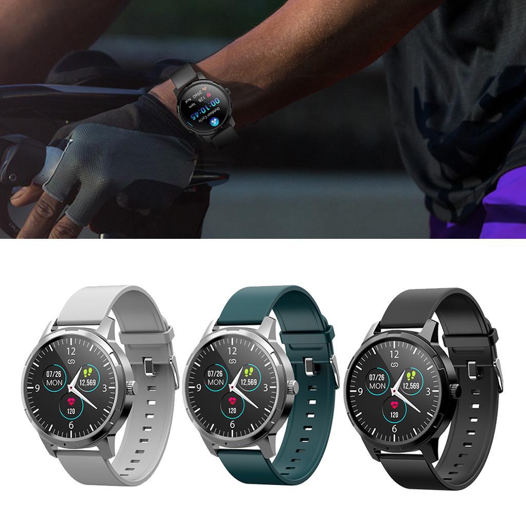 Smart Watch Fitness  Waterproof  Sleep Monitor Black