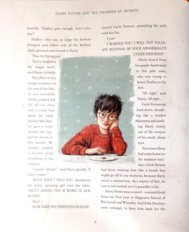 Sách Harry Potter Part 2: Harry Potter And The Chamber Of Secrets (Hardback) Illustrated Edition (Harry Potter và Phòng chứa bí mật) (English Book)