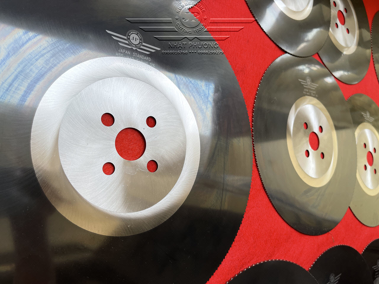 Lưỡi cắt Inox Japan 5% Cobalt M42+TiAlN, Đĩa cắt thép gió Nhật 275mm