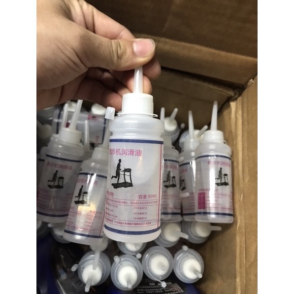 Dầu tra máy chạy bộ thể dục loại 90ml hàng theo máy, kèm hướng dẫn sử dụng