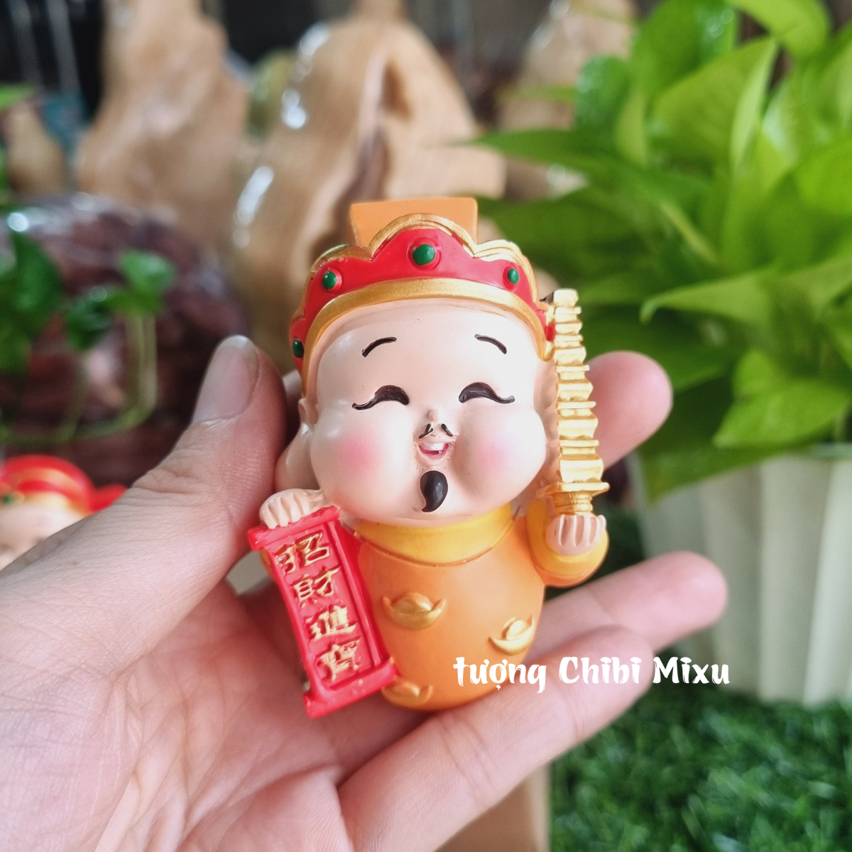 Bộ 05 tượng Ngũ Tài 7cm cao cấp