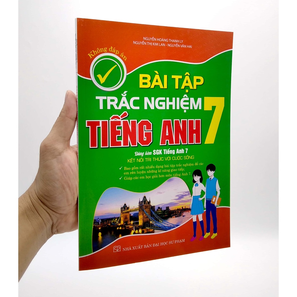 Sách Bài Tập Trắc Nghiệm Tiếng Anh Lớp 7 (Không Đáp Án)