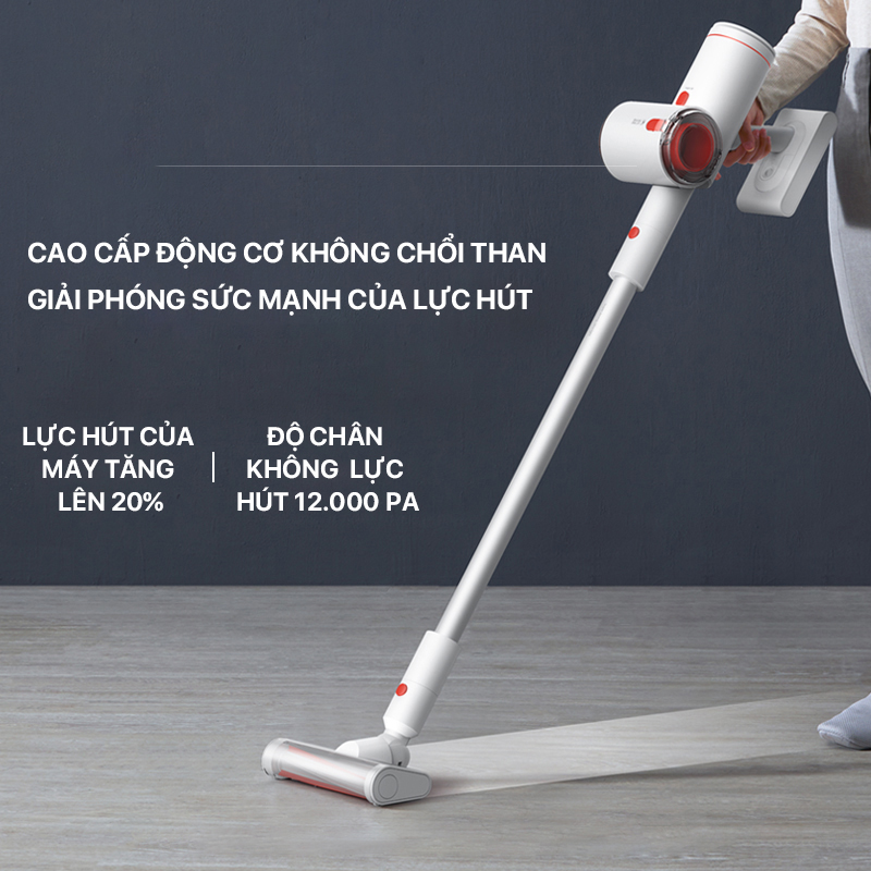 Máy hút bụi cầm tay gia đình không dây cao cấp Deerma VC25 Plus - Hàng chính hãng