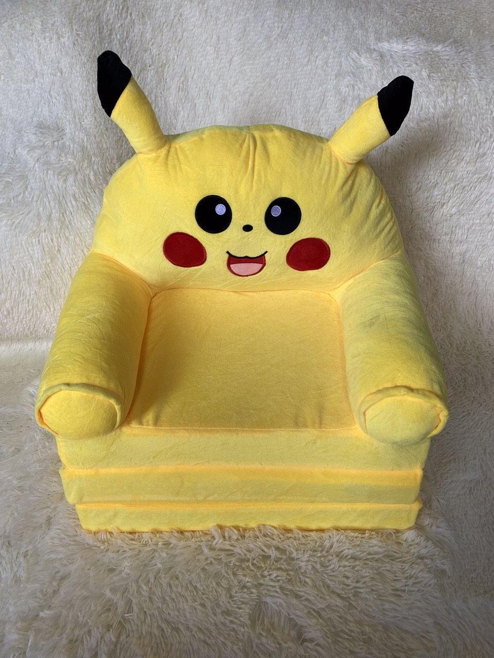 Ghế Lười Bông Cho Bé Hình Thú Pikachu