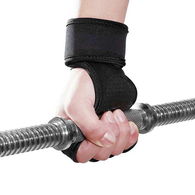 Găng Tay Cử Tạ Cho Nam Huấn Luyện Thể Dục Thể Thao Xây Dựng Cơ Thể Thể Dục Dụng Cụ Cầm Tay Tập Gym Lòng Bàn Tay Bảo Vệ Cổ Tay Găng Tay Color: black Size: XL
