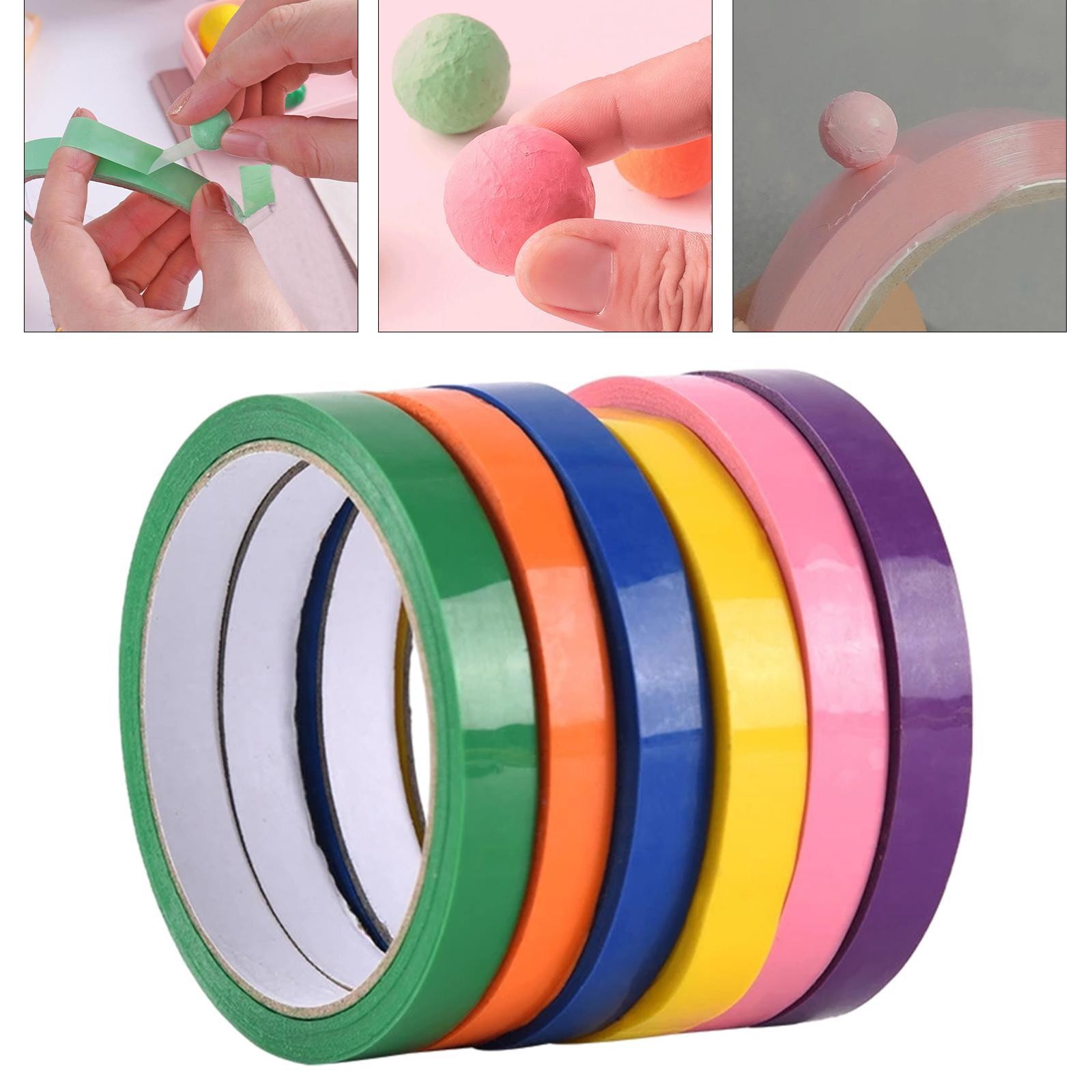 DIY Sticky Ball Tape Candy Color Toy Decompression Toy Anti Stress Adhesive Tape Colorful for Adult Kids Birthday Gift
