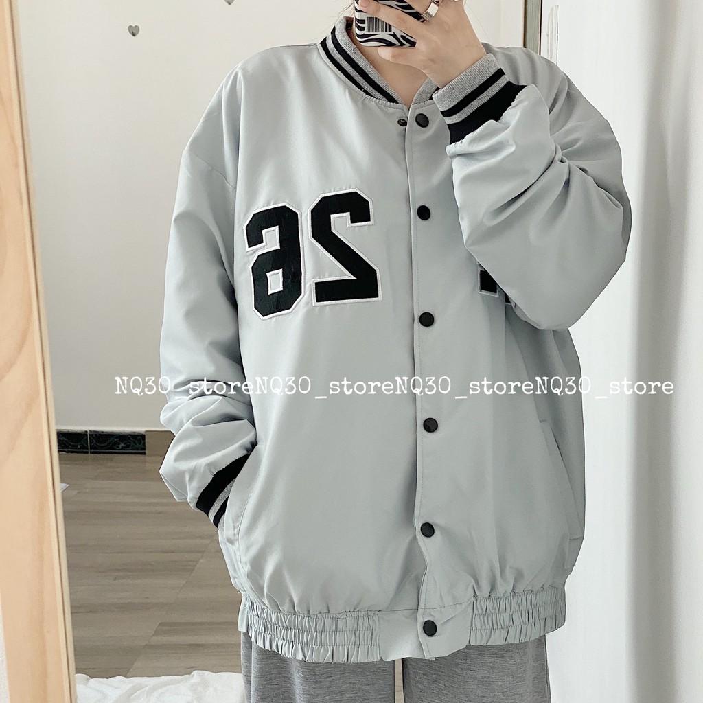 Áo Khoác Bomber Jacket NQ30 Dù 2 Lớp Nam Nữ Ullzang Unisex