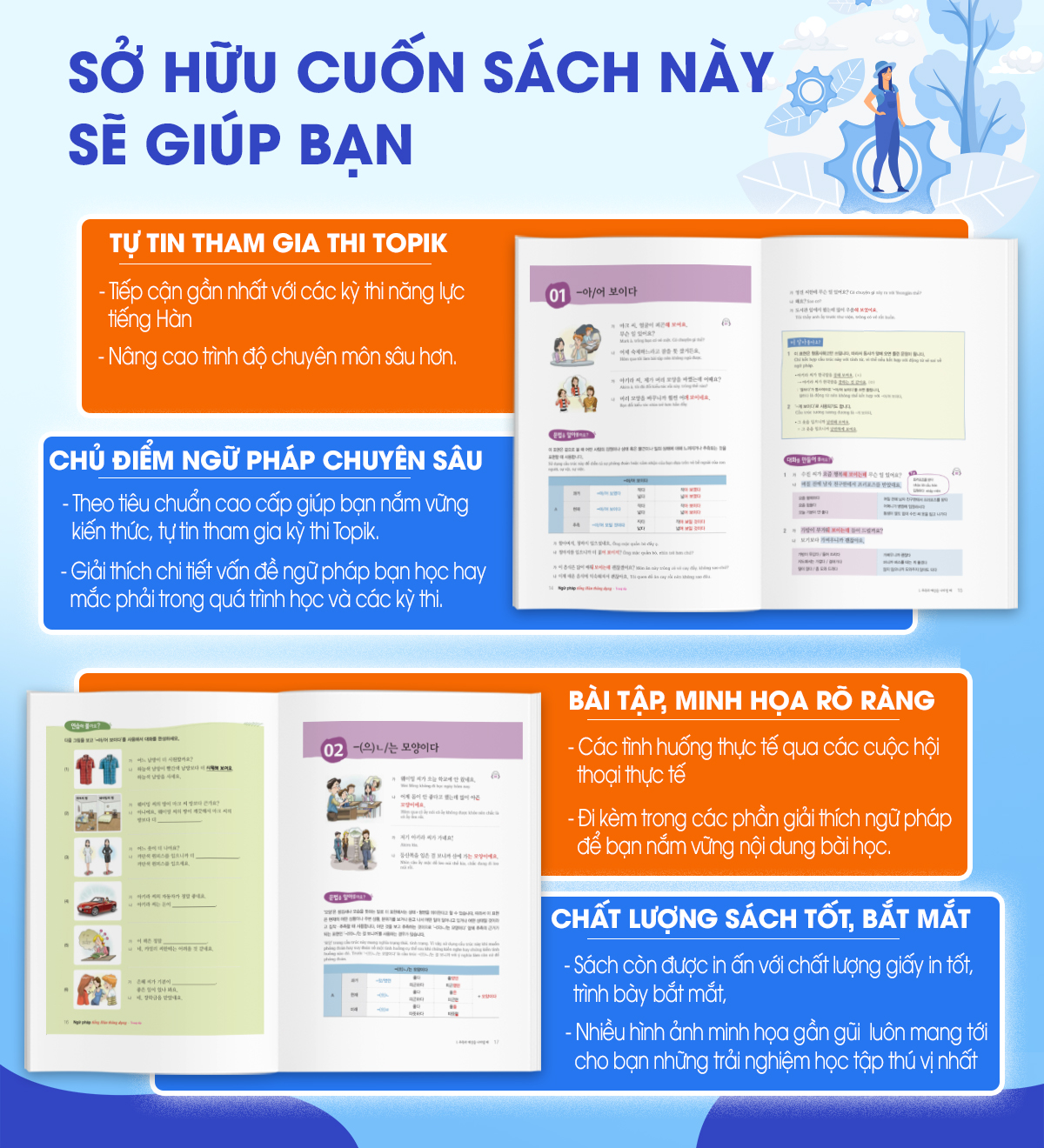Ngữ Pháp Tiếng Hàn Thông Dụng Trung Cấp
