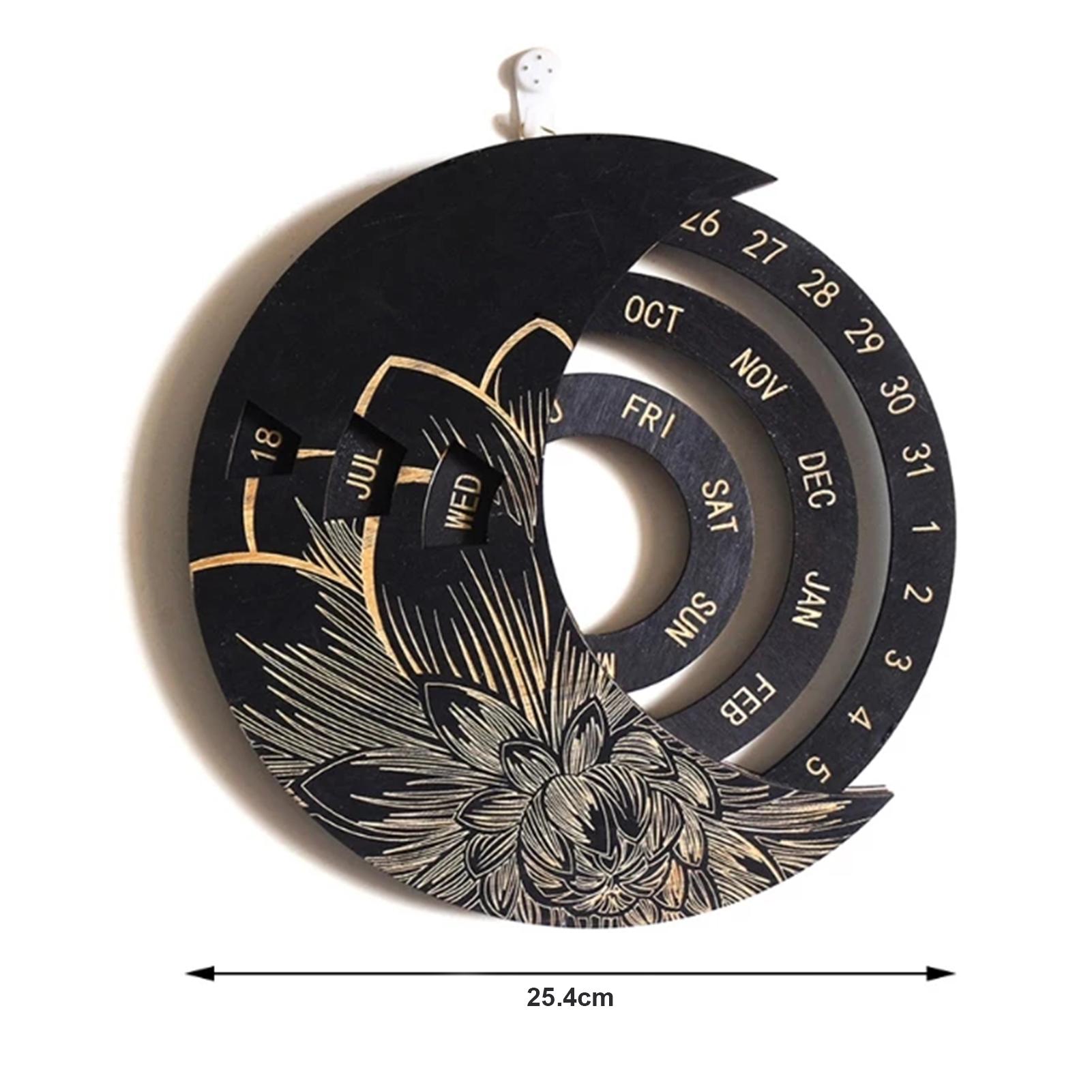 Lịch gỗ Treo tường Lịch vạn niên Trang trí cho Văn phòng Nhà hàng