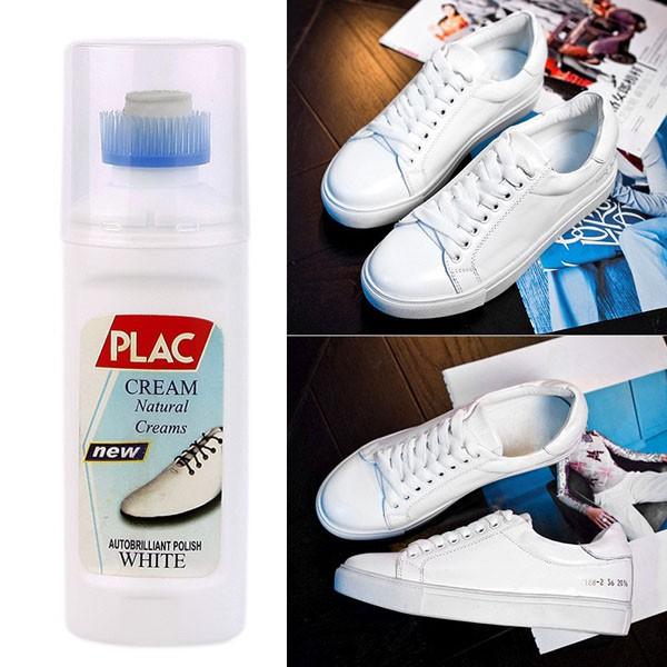 Tẩy Trắng Giày ️  ️ Chai Dung Dịch Xịt Tẩy Trắng, Làm Sạch Giày Đa Năng Kèm Đầu Chà PLAC