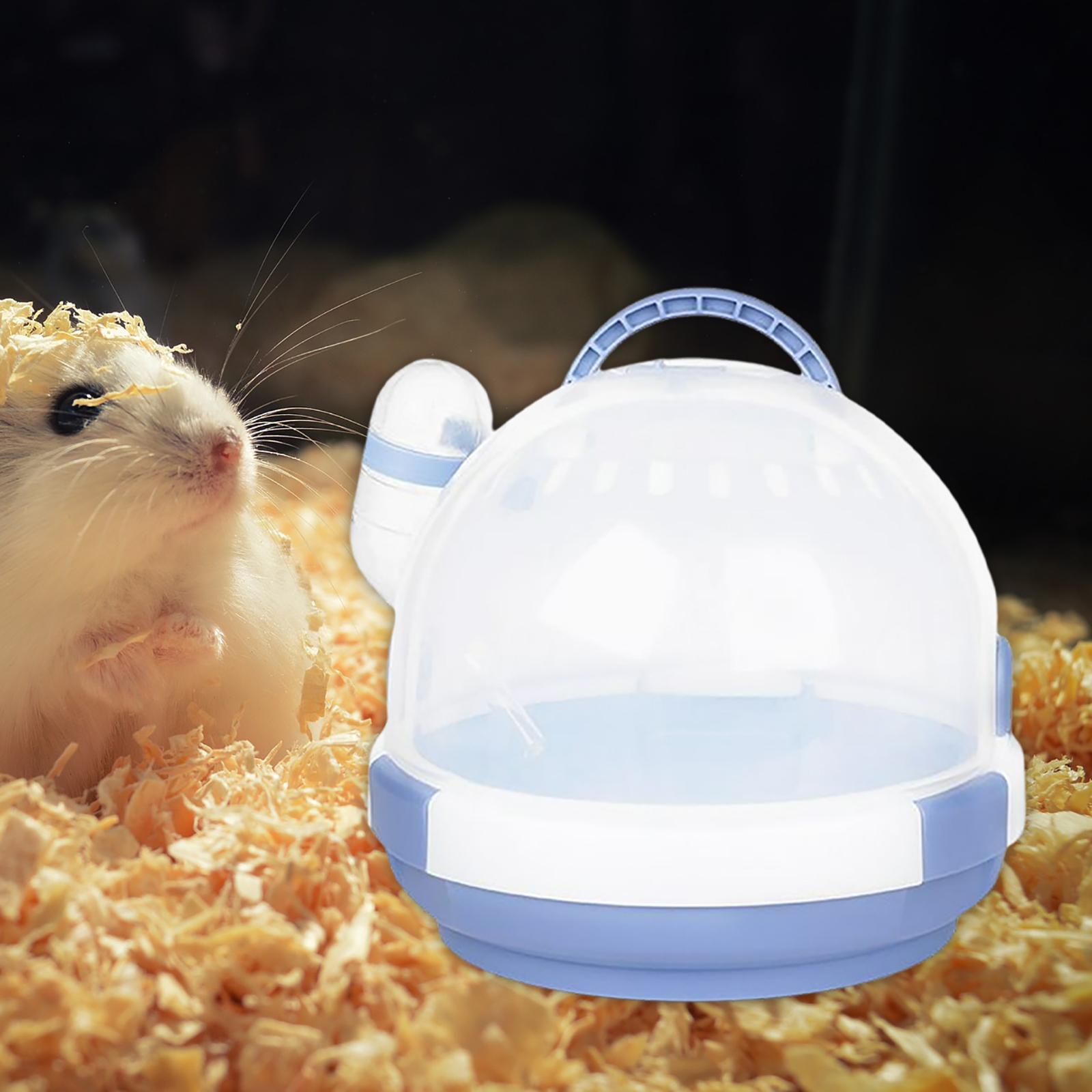 2 PCS Dwarf Hamster Carrier Travel Cage Pet Supplies for Hedgehog Parrots