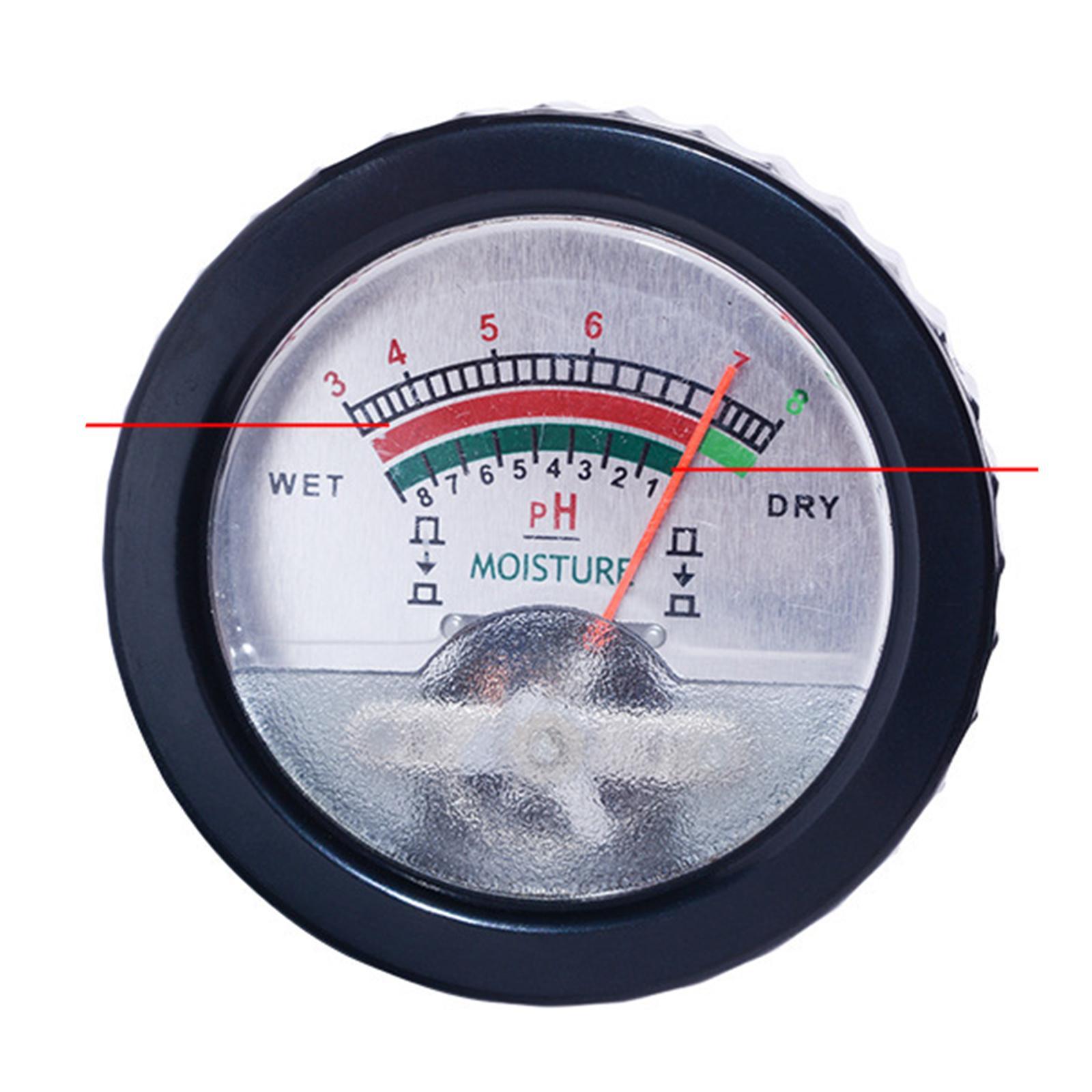 Compact Long Soil pH Moisture Meter Tester Tool 11.6 inches for Farm Indoor