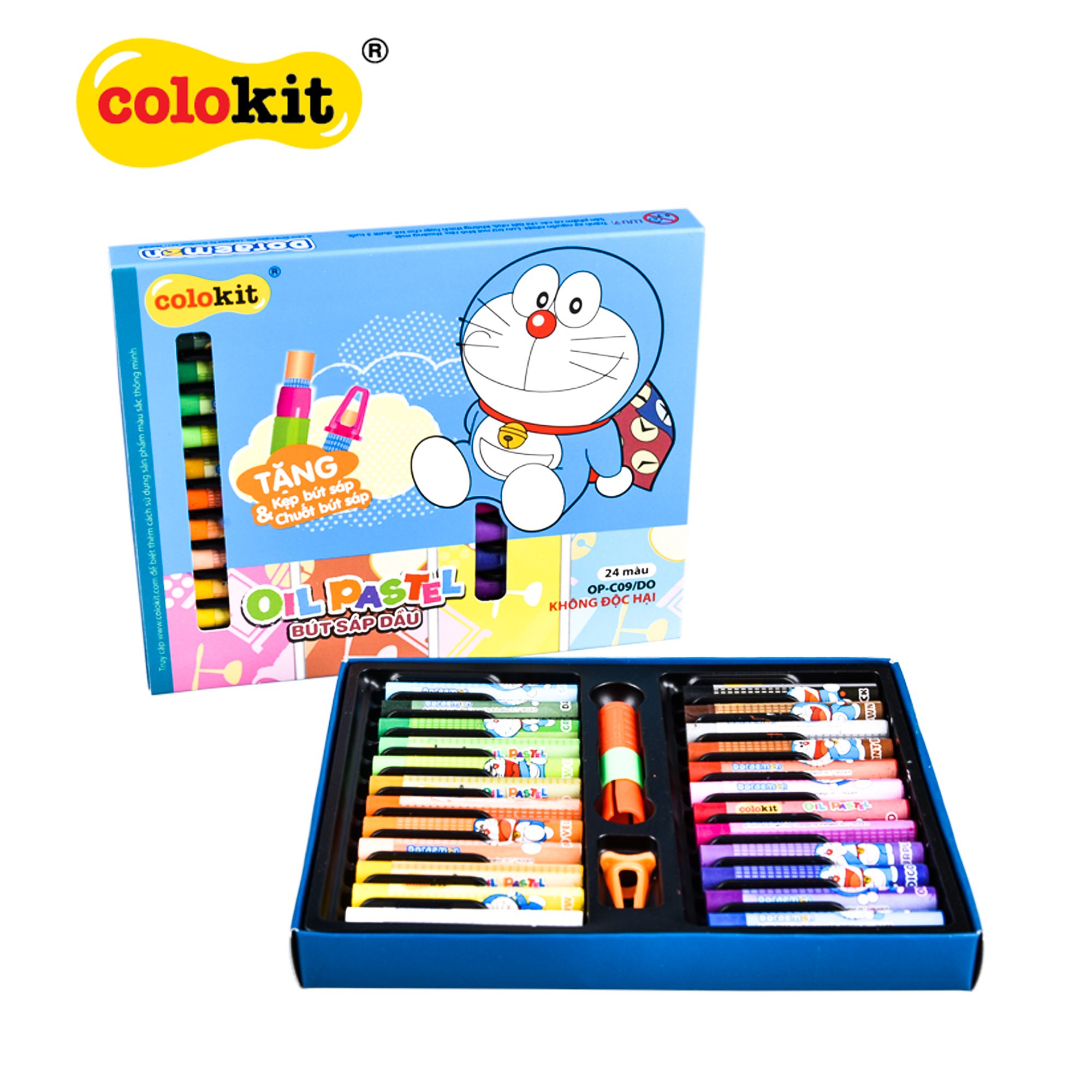 Bút Sáp dầu Thiên Long Doraemon OP-C09/DO