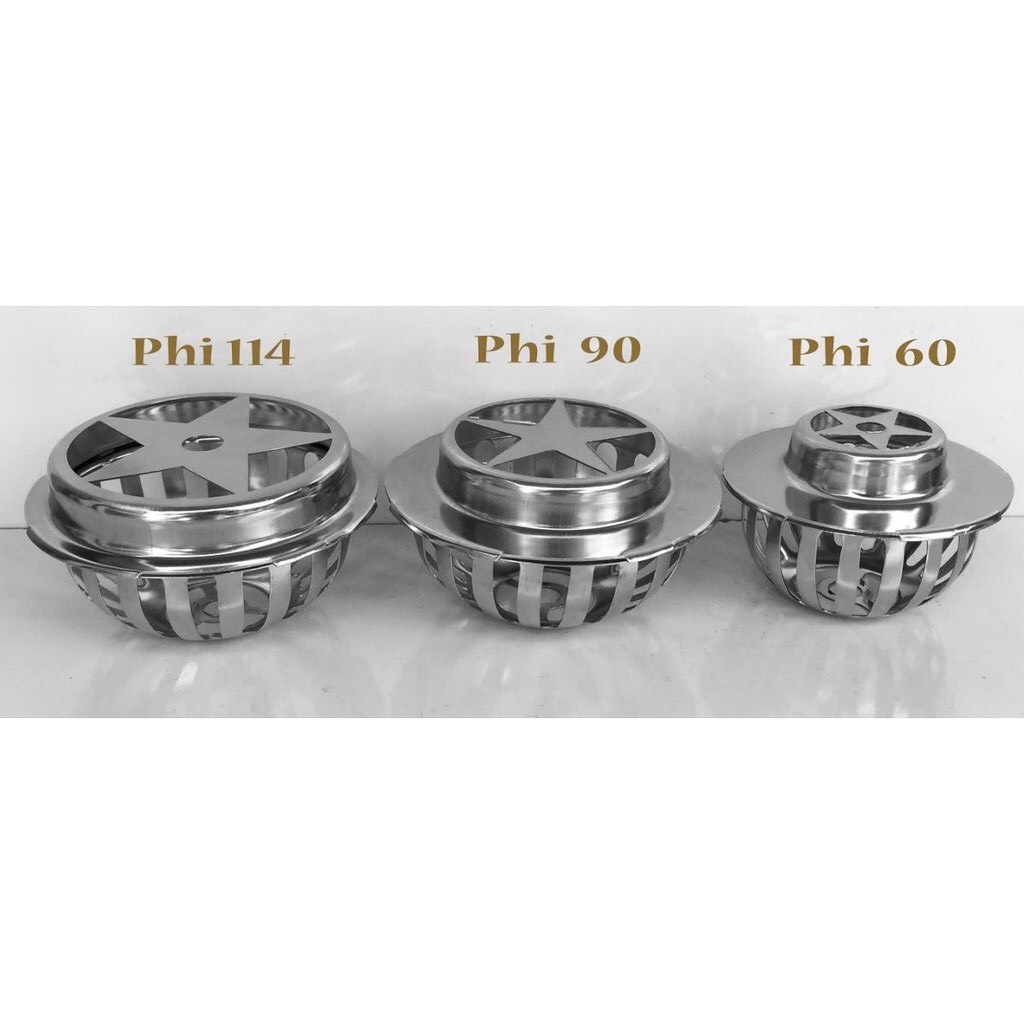 Quả cầu ống sân thượng inox 304 (phi 60, 90, 114)