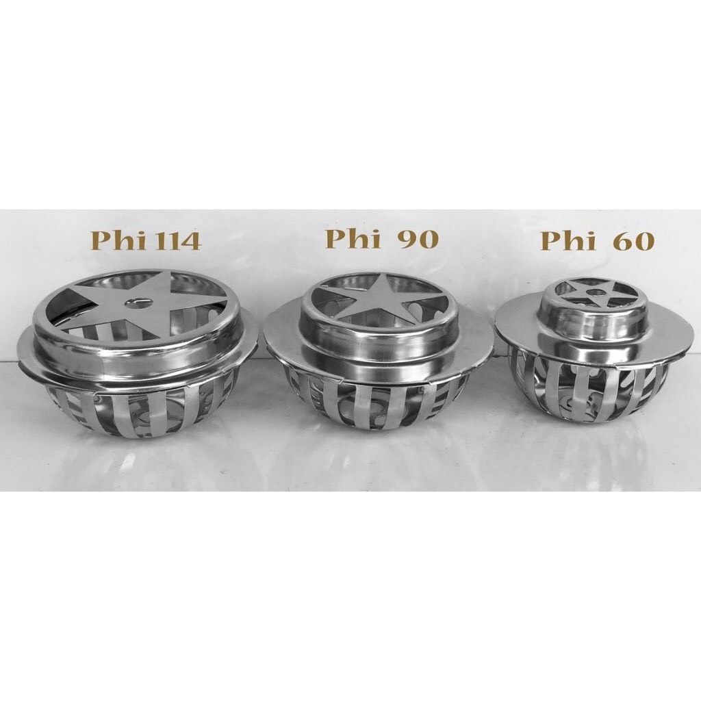 Quả cầu ống sân thượng inox 304 (phi 60, 90, 114)