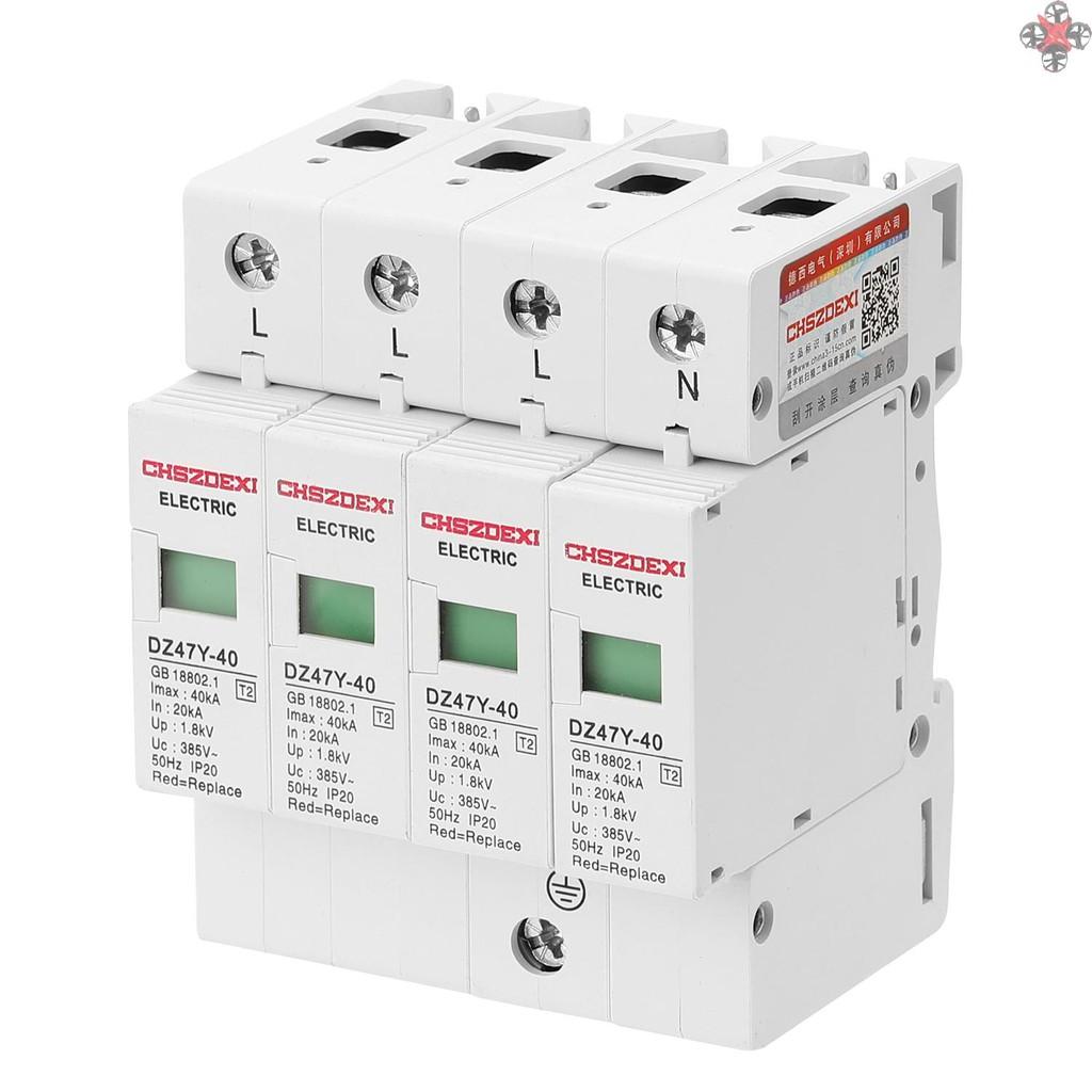 Thiết Bị Bảo Vệ Bộ Sạc Điện Áp Thấp Dz47Y-40Ka 385v Spd 4p