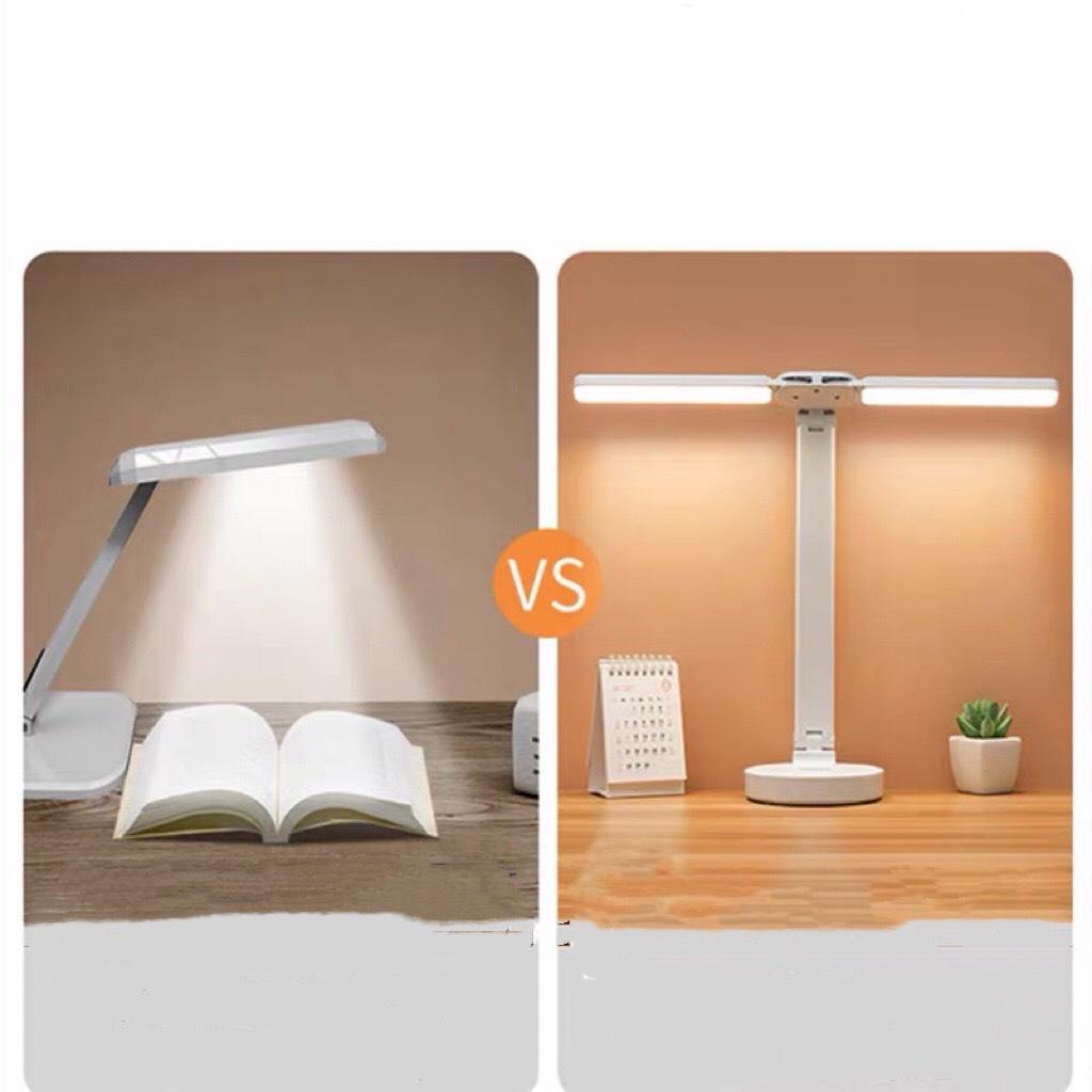 Đèn học để bàn, đọc sách làm việc - Đèn học chống cận thị, bảo vệ mắt sạc USB , cảm ứng tích điện thông minh