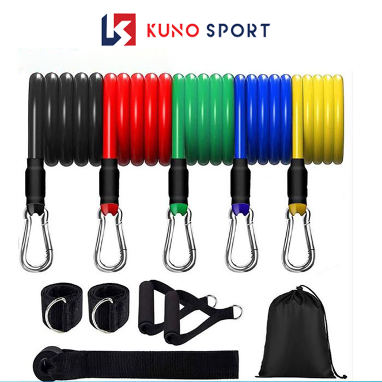 Dây Ngũ Sắc KUNOSPORT Tập Gym Đa Năng Full Body - Dây Kháng Lực Tập Gym Tại Nhà