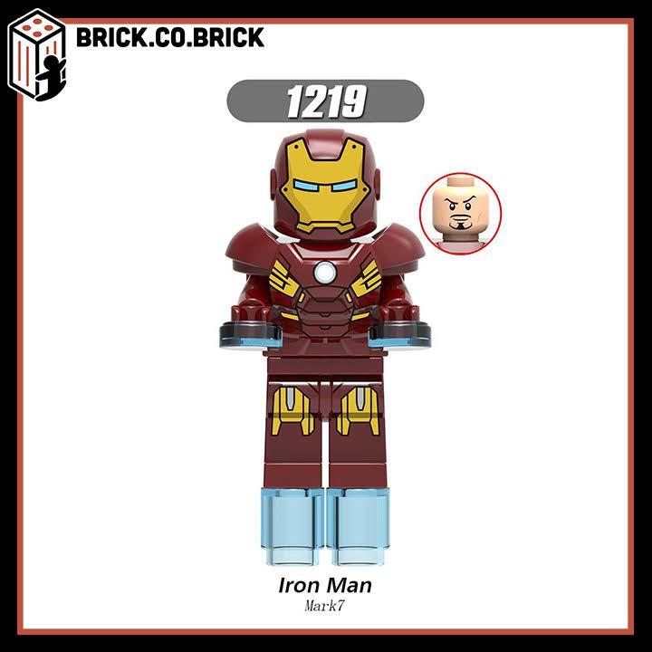 Xếp hình Đồ chơi Lắp ráp minifig Nhiều mẫu siêu anh hùng super heroes Iron Man Người sắt có cánh X0252