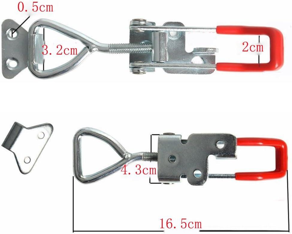 2 Chiếc Tặng Móc Kẹp Kim Loại Nhanh Chốt Kẹp Chốt 4003, Dụng Cụ Cầm Tay Phát Hành Nhanh Kim Loại Khả Năng Giữ Cửa Loại Chốt