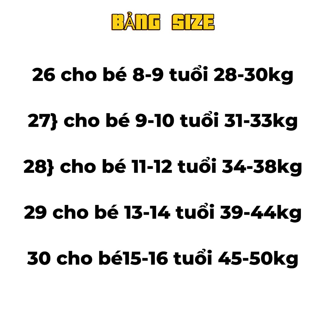 Quần bò bé trai dài size đại 8-16 tuổi số 789 túi sau vải mềm co giãn hàng cao cấp dáng thời trang