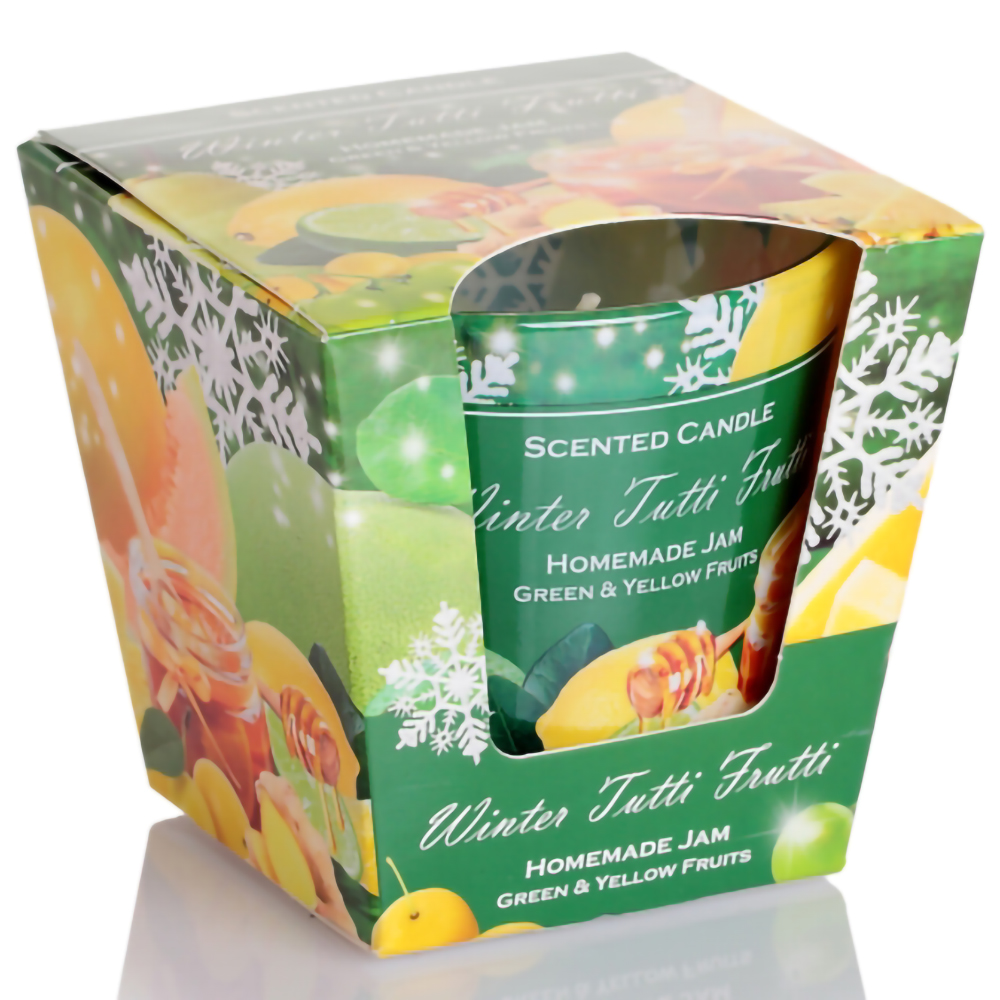 Ly nến thơm tinh dầu Bartek Winter Tutti Frutti 115g QT3159 - nho, quế, lựu (giao mẫu ngẫu nhiên)