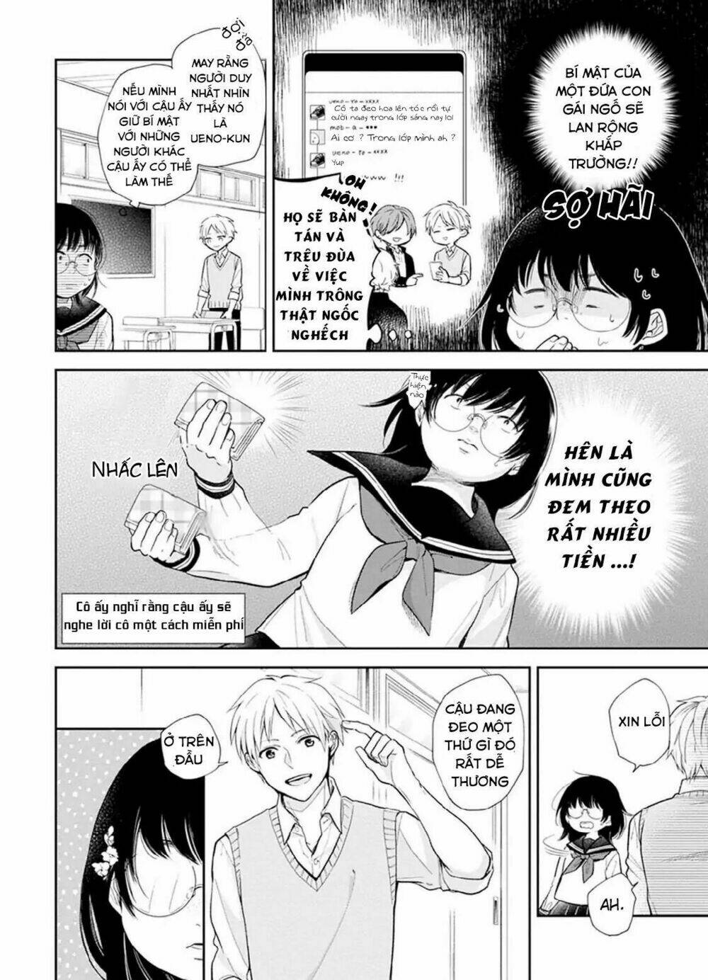 cô gái xấu xí và hoa chapter 1 13