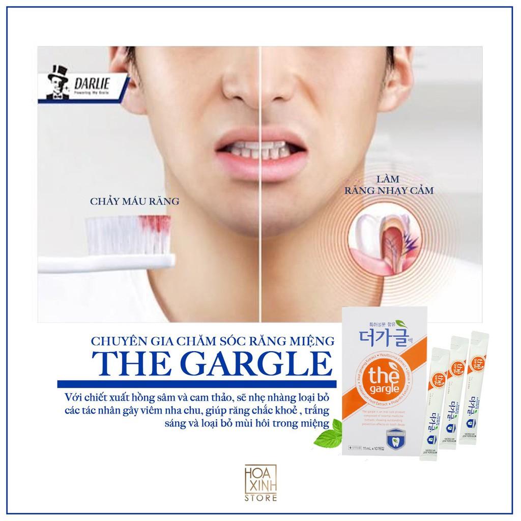 Nước Súc Miệng Thảo Mộc Nhân Sâm THE GARGLE (hộp 20 stick)