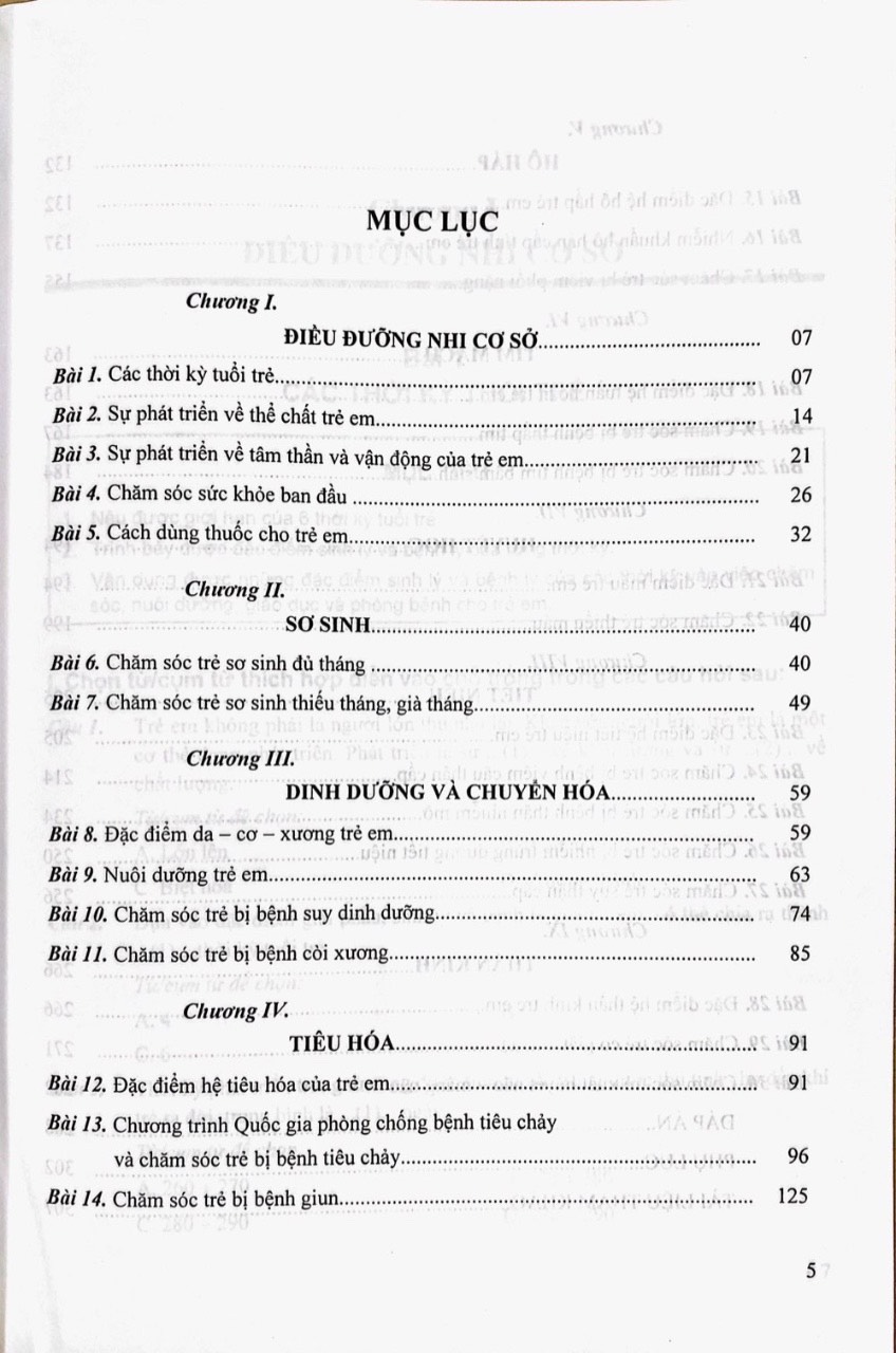 Câu Hỏi Lượng Giá Chăm Sóc Sức Khỏe Trẻ Em (Dùng Cho Đào Tạo Hệ Đại Học Điều Dưỡng)