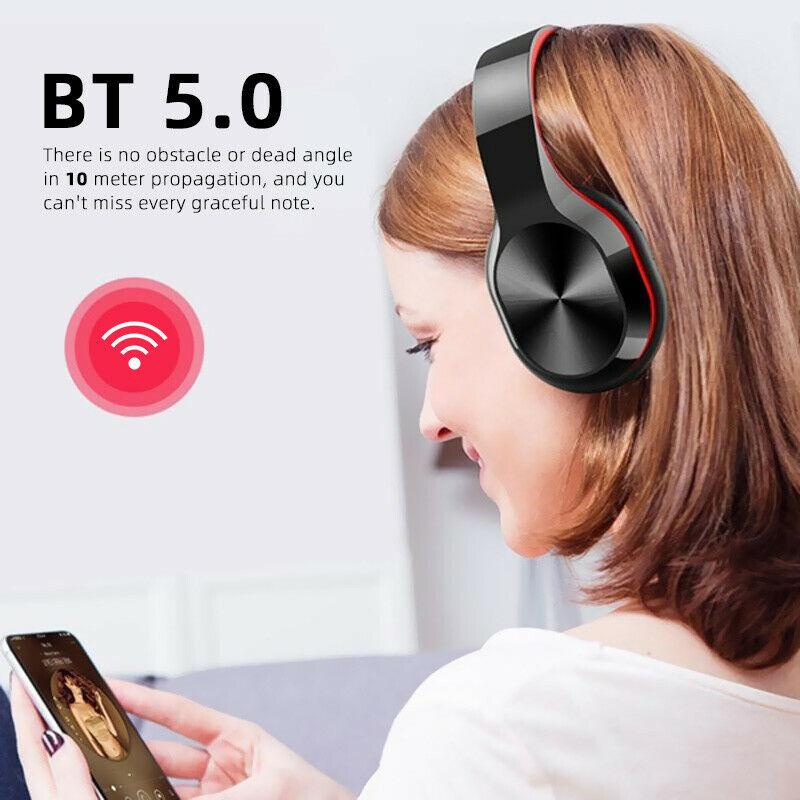 Tai Nghe Bluetooth Tai Nghe Không Dây 9D Stereo Âm Thanh Vòm Tai Nghe Tai Nghe Nhạc Với Bộ Phát Cho Truyền Hình Điện Thoại Máy Tính