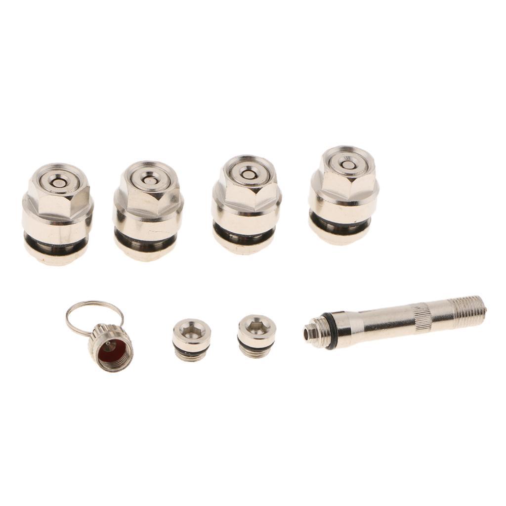 7Pcs/set Flush Mount Valve Stems Wheel Valves | Metal / Invisible Valves