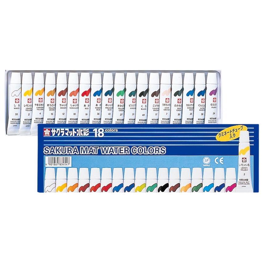 Màu Nước Sakura Mat Water Color 5ml 18 Màu