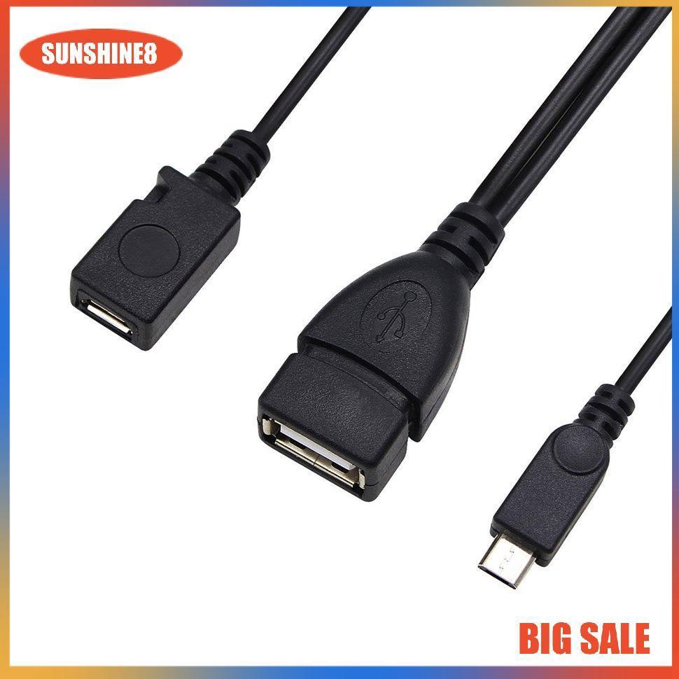2 Cáp chuyển đổi otg cổng usb dành cho thiết bị fire tv 3 / fire tv 2 / stick