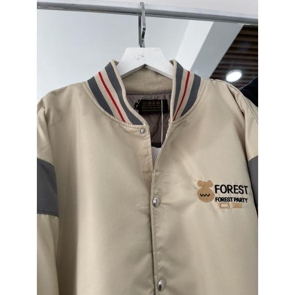 Áo bomber forest ảnh thật