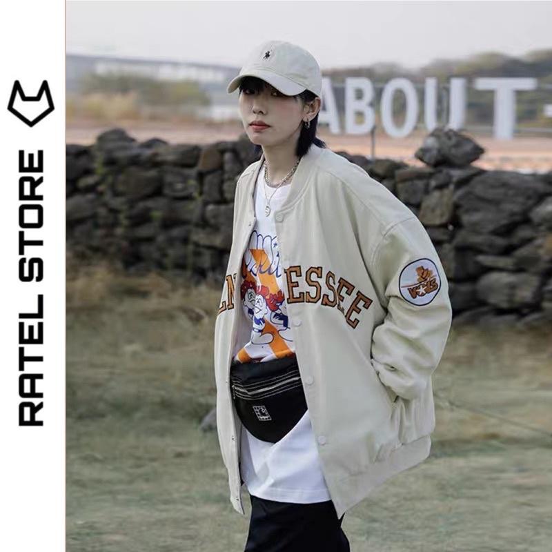 Áo Khoác Jacket Bomber Tennesse Thu Đông Unisex Form Rộng