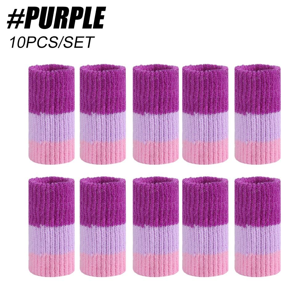 10 cái chân tay tay tay bảo vệ, tay áo thể thao ngón tay nẹp ngón tay cái ngón tay hỗ trợ tay áo đàn hồi cho golf Color: Blue-10Pcs