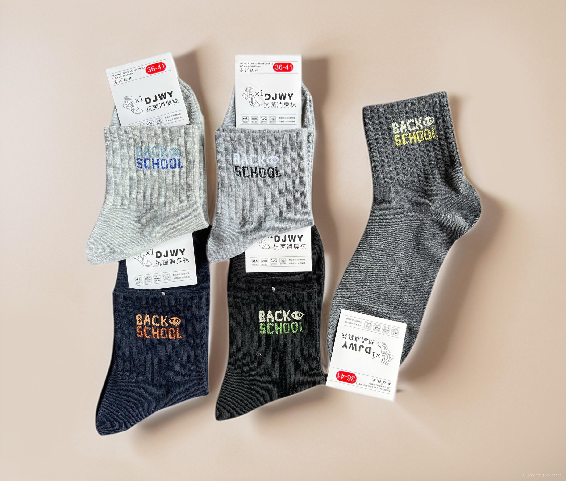 SET 5 ĐÔI TẤT VỚ NAM CỔ CAO MÃ 29 DÀNH CHO NAM