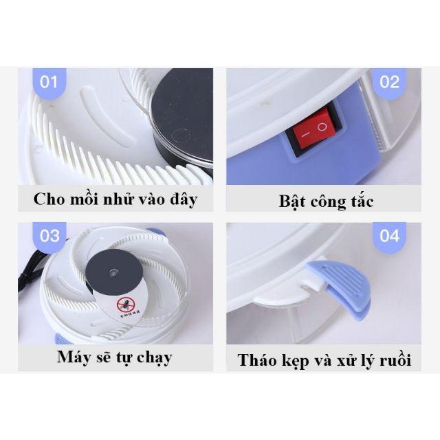 Máy bắt ruồi tự động thông minh hiệu quả an toàn thân thiện.