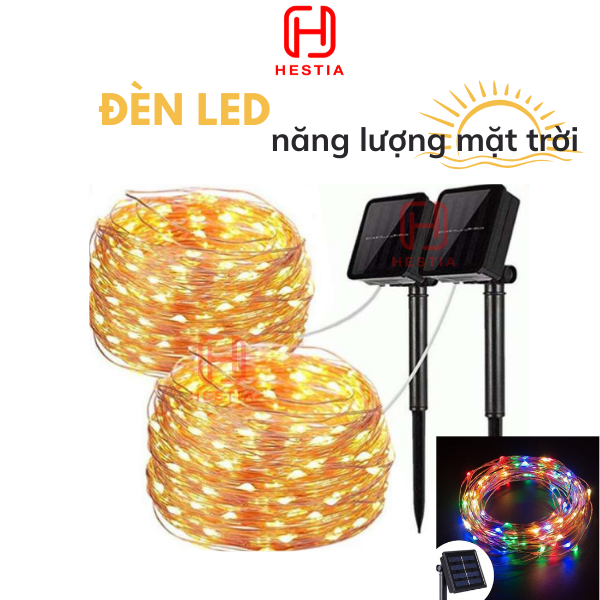 Đèn led dây năng lượng mặt trời T-Light 10 mét, 20 mét cho không gian Nhà, Quán Cafe, Ban Công, Sân Thượng Siêu Chill