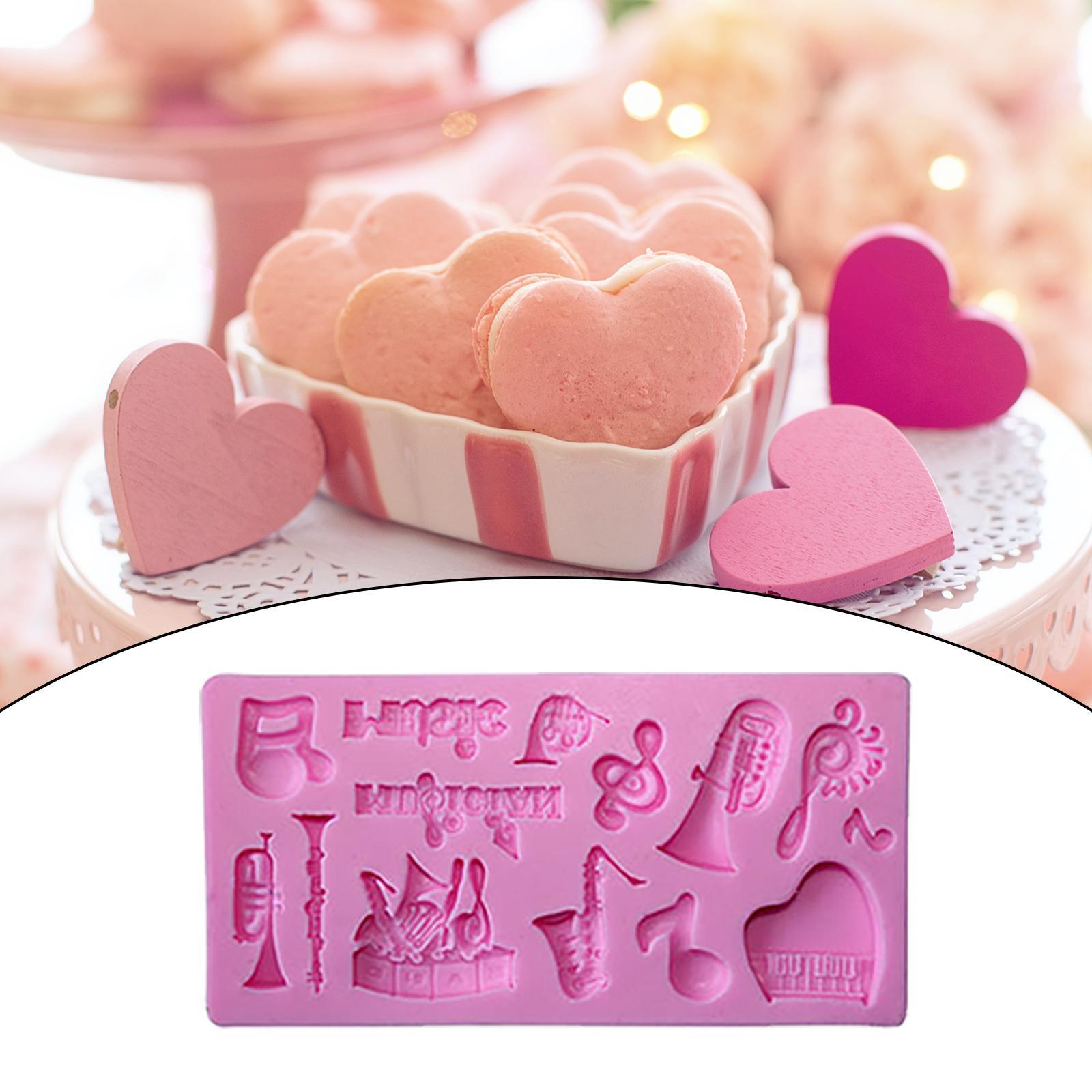 Silicone Cake Baking Mold 3D Instrument Pattern Mold for Fondant Cake