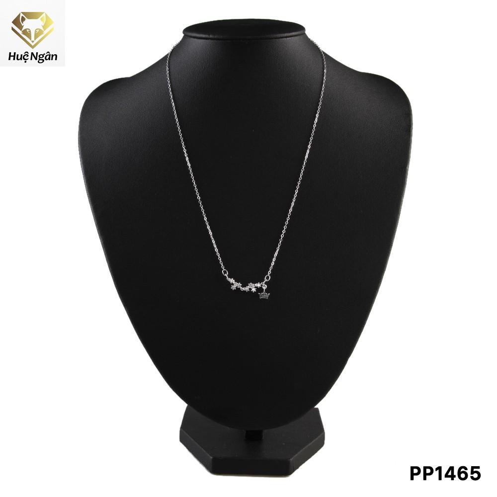 Dây chuyền bạc Ý 925 Huệ Ngân - Nhành hoa PP1465