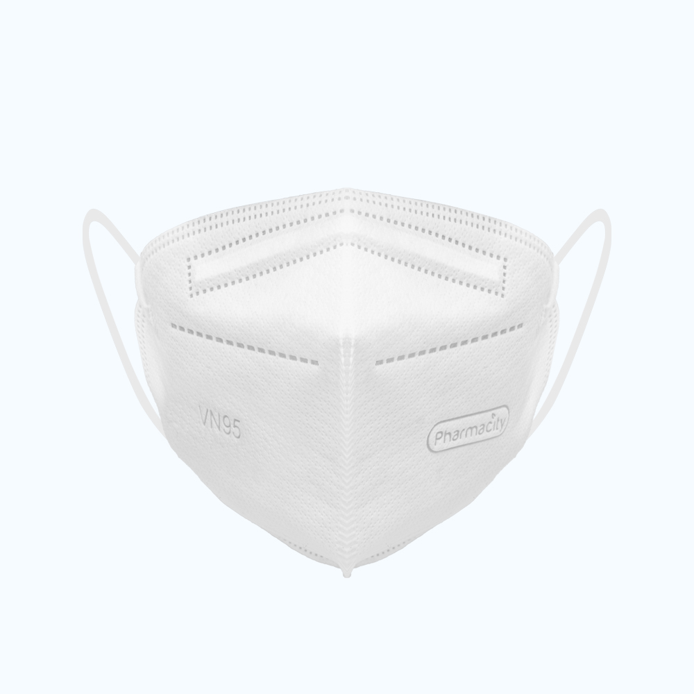 Khẩu trang y tế 4 lớp VN95 Pharmacity (Gói 10 cái)