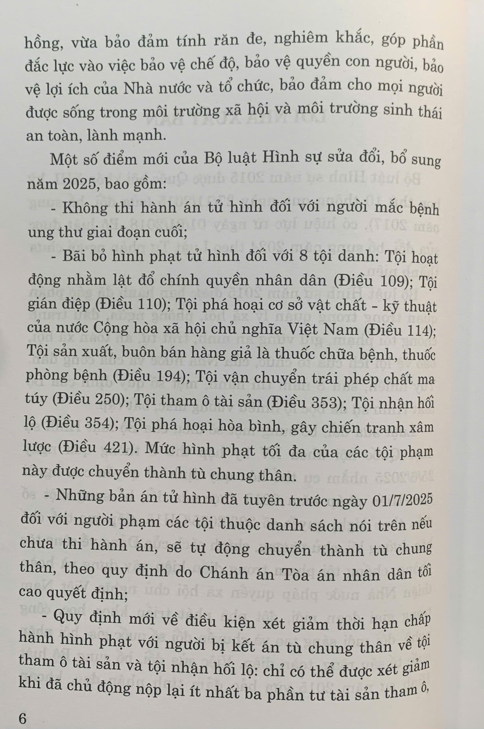 Bộ luật Hình sự 2015 (sửa đổi, bổ sung năm 2017, 2024, 2025) – NXB Chính trị quốc gia Sự thật
