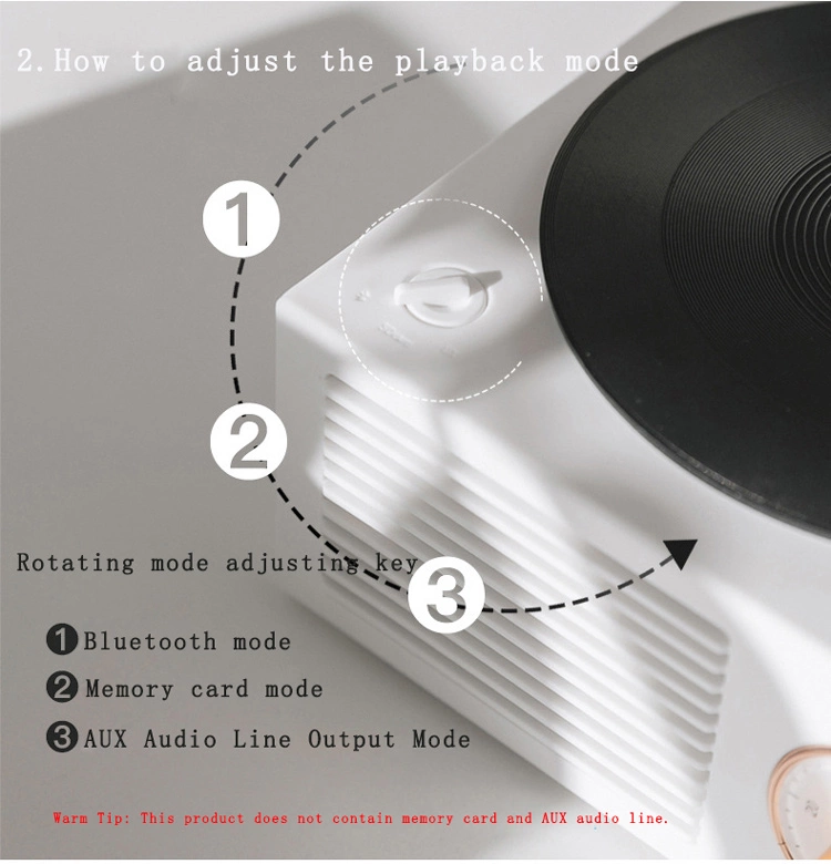 Loại Hộp Nhạc Tích Hợp Âm Thanh Nổi Bluetooth Không Dây Vintage Retro Micro Loa HIFI Aux Hỗ Trợ Máy Ghi Âm Di Động Hình Dạng Color: Green